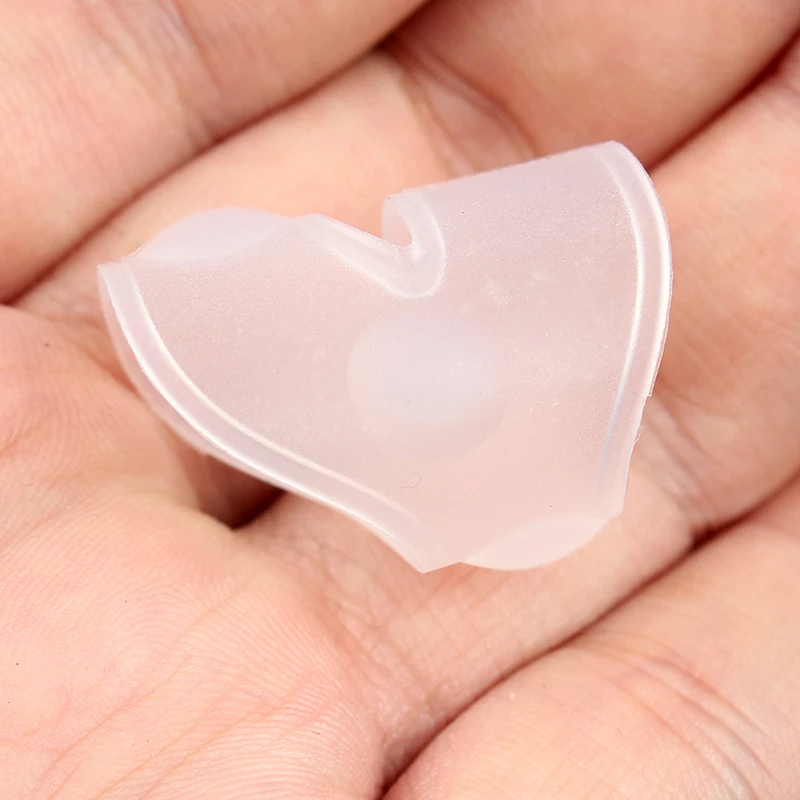 Herramienta de corrección de uñas encarnadas de silicona, Invisible, tratamiento de uñas encarnadas, Clip de alisado elástico, Brace, herramienta de pedicura, 2 piezas