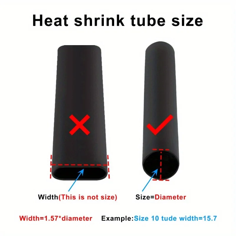 1m 41 Sealing Waterproofing AntiCorrosion Protection And Heat Shrink Tubing For WearResistant And Leak Proof MultiStrand Harness