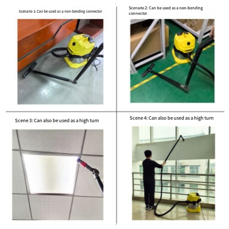 Adaptador de codo inferior, herramienta de liberación rápida de 35-32Mm de diámetro, adaptador inferior, accesorios para aspiradoras, plástico sin flexión