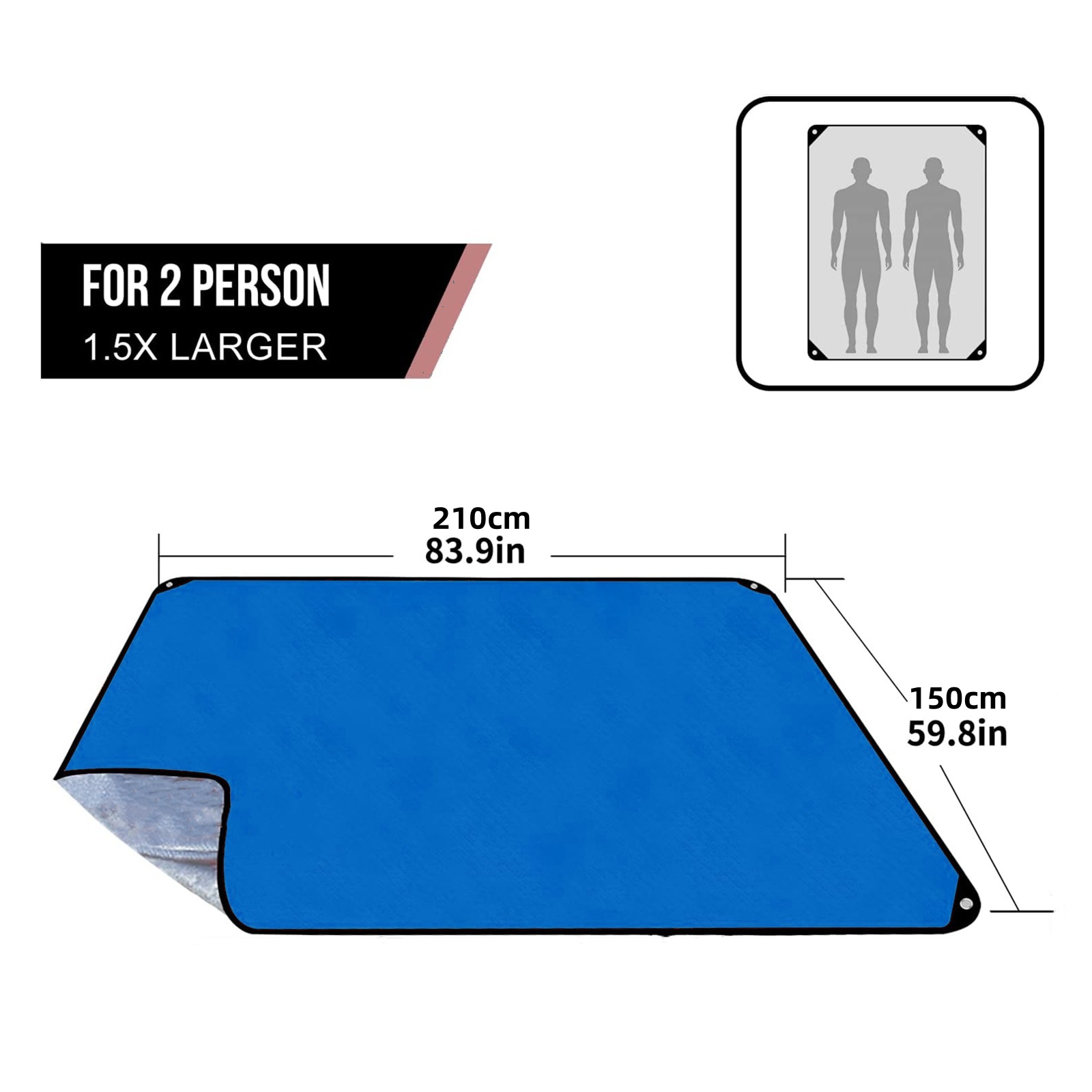 Hochleistungs-Notfall decke Überlebens ausrüstung wasserdichte isolierte Decke Notfall plane für Camping, Wandern, Bush craft