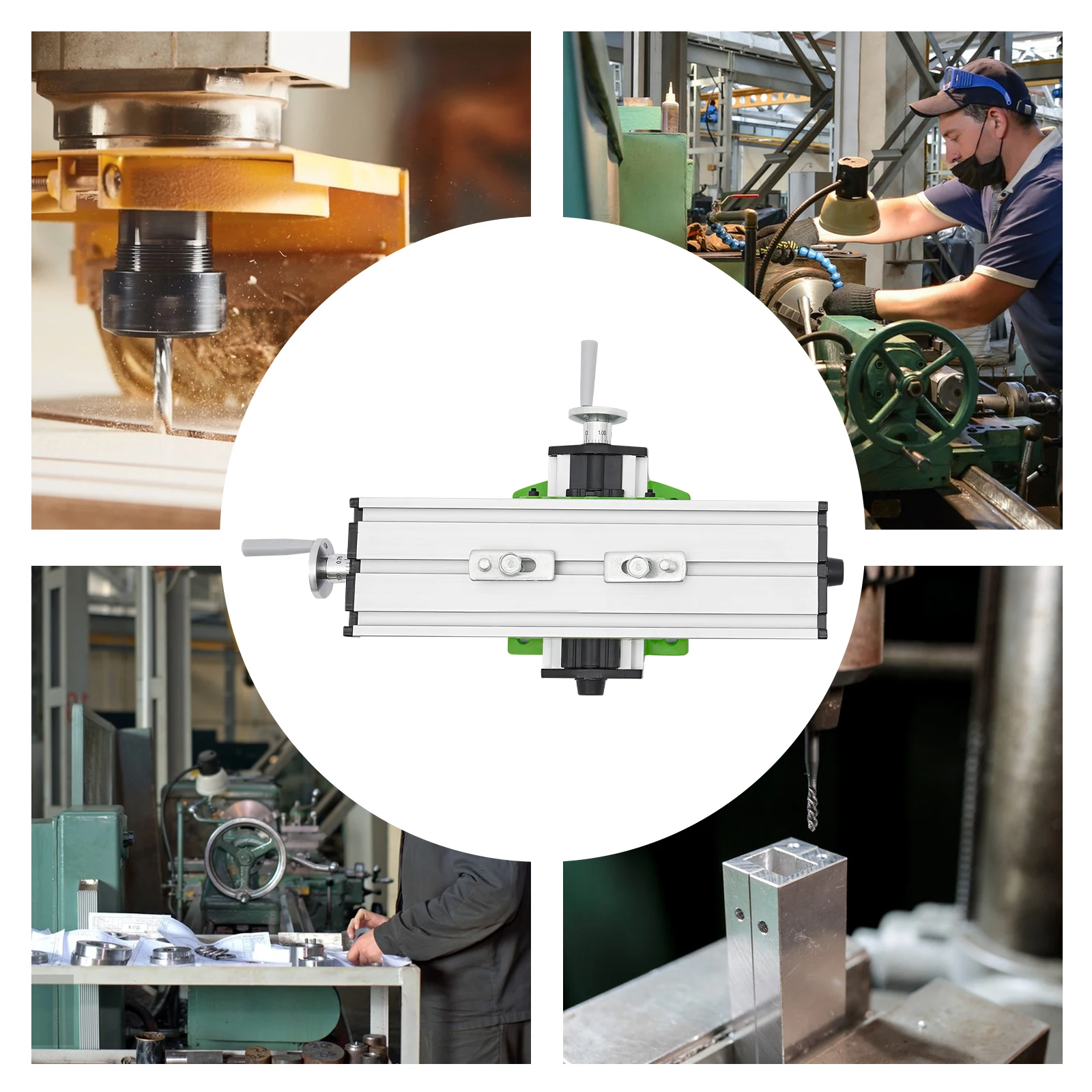 Compound Milling Machine Worktable Slide Table for Drill Holders And Small Equipment