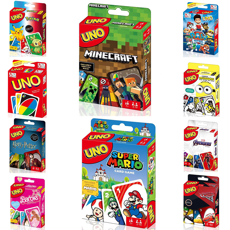 UNO FLIP! Pokemon Brettspiel Anime Cartoon Pikachu Figur Muster Familie Lustige Unterhaltung uno Karten Spiele Weihnachtsgeschenke