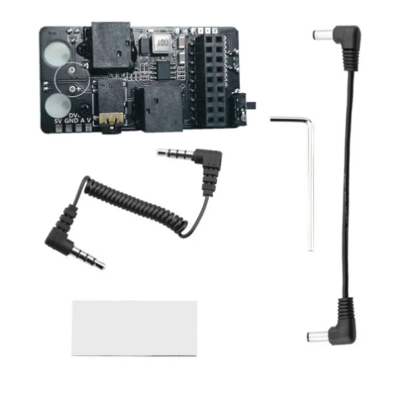 Abnr para dji fpv óculos v2 vôo analógico externo 5.8g rx porto 3.0 kit módulo receptor para óculos de vôo leves 5v 3a