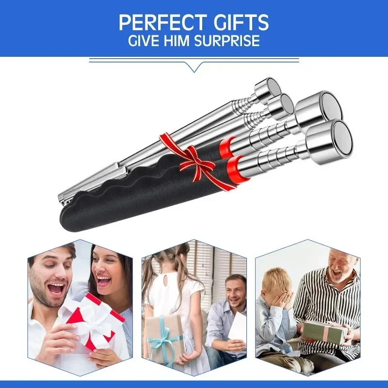 Telescopic Magnetic Pen Portable Metalworking Handy Tool Magnet Capacity for Picking Up Nut Bolt Adjustable Pickup Rod Stick