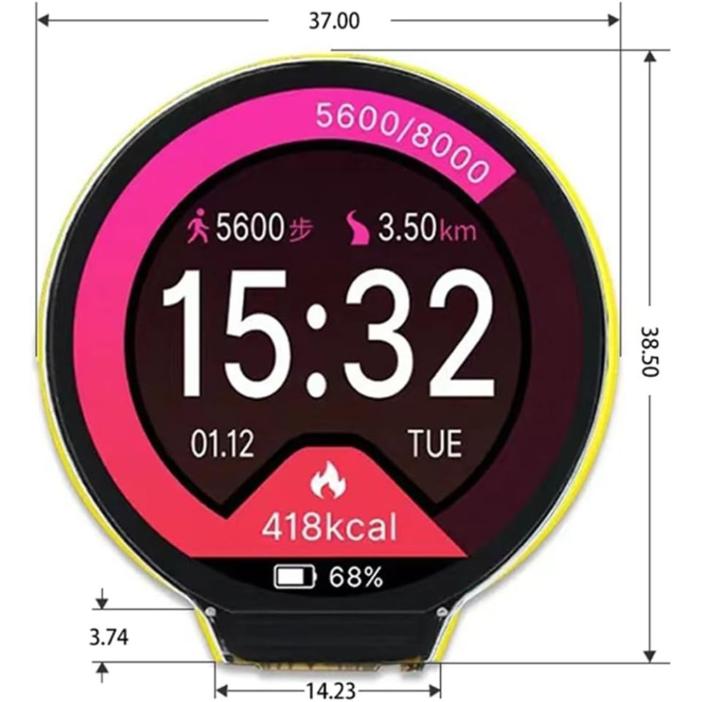静電容量式タッチスクリーン、ラウンドディスプレイ、tft LCDモジュール、gc9a01、1.28 "、esp32、ESP32-C3、ESP32-242424S012、240x240