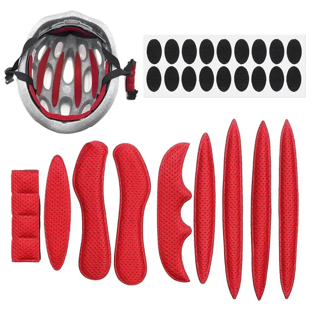 1 Juego de Kits universales de relleno para casco, esponja sellada de repuesto para motocicleta, bicicleta, ciclismo, forro Universal para casco, juego de almohadillas de espuma