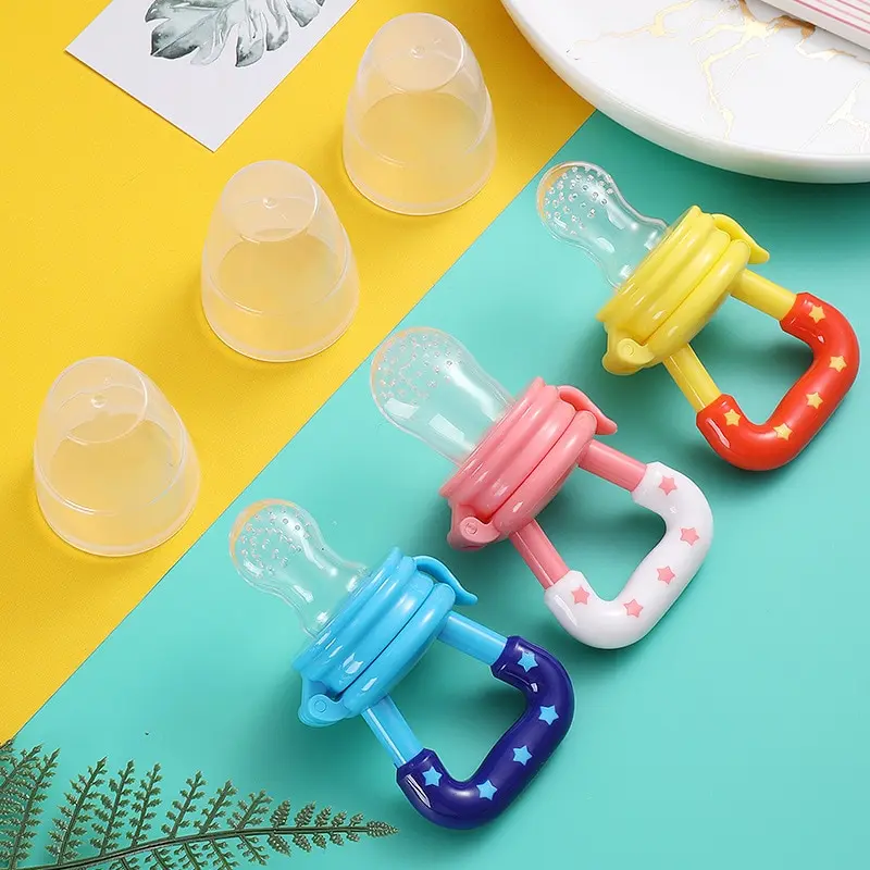 3 Stück Baby Obst und Gemüse Beißring Nahrungs ergänzungs mittel Biss le Silikon Baby Fütterung Geschirr