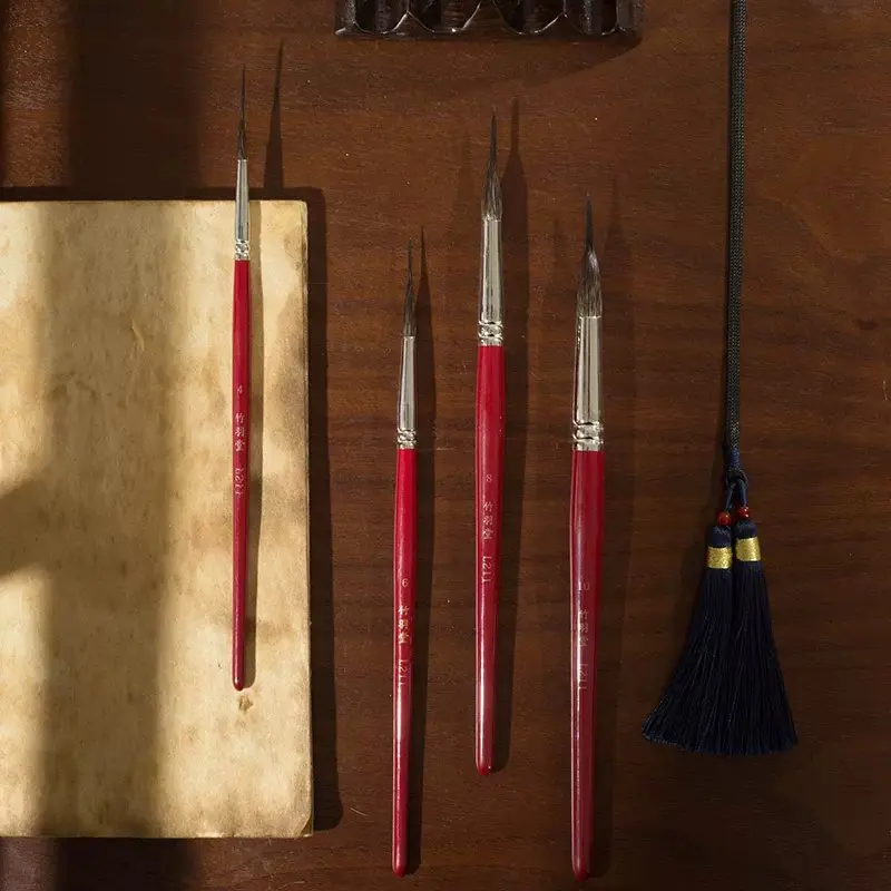 Кисть из беличьей шерсти для рисования с длинными иглами