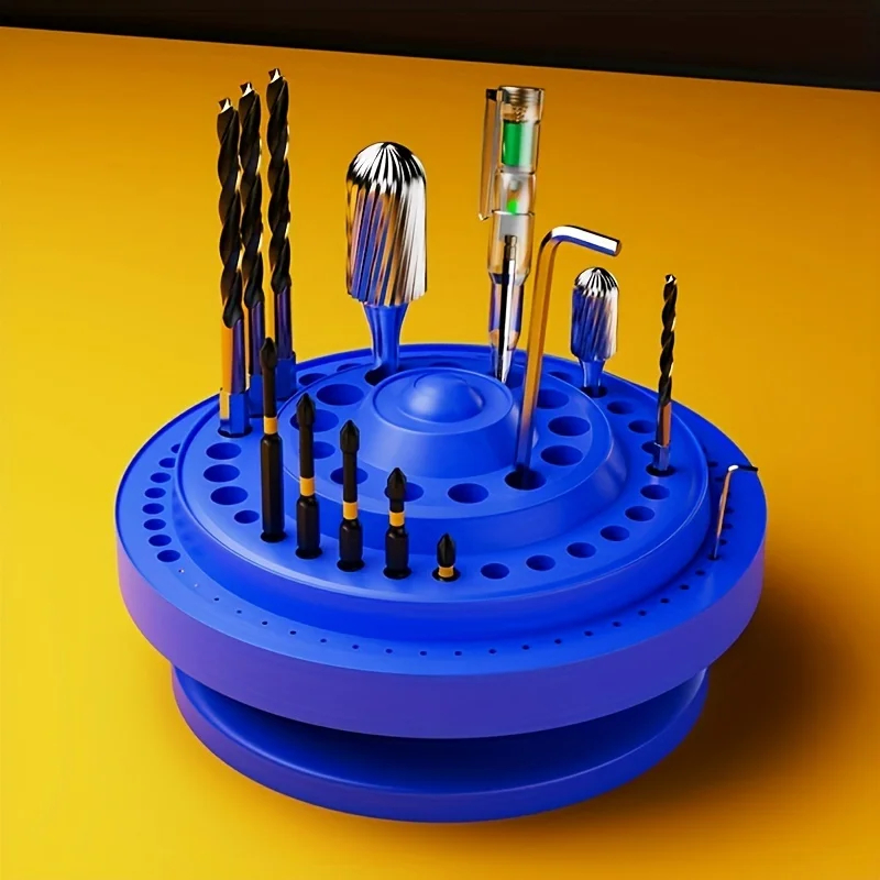 Drehwerkzeug-Bithalter, Dorn, Bohrbank, Werkzeuglöcher, Schraubendreher, Bithalter, Bohrkopf, Aufbewahrungskoffer