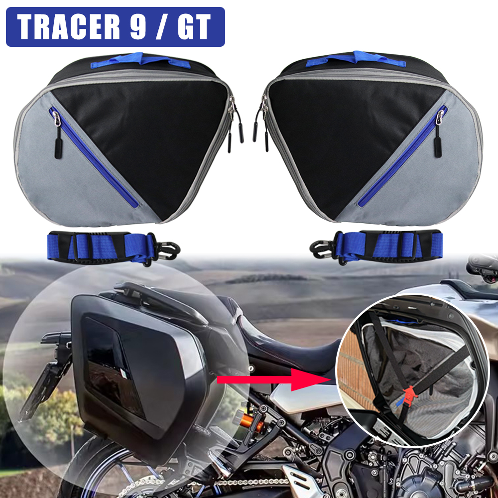 Para yamaha tracer 9/900 gt novos acessórios da motocicleta forro interior armazenamento de bagagem caixa lateral sacos alforje para tracer 9/900