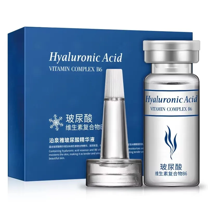 20 pçs bioaqua ácido hialurônico soro cuidados com a pele facial hidratante endurecimento essência facial líquido rosto cuidados com a pele