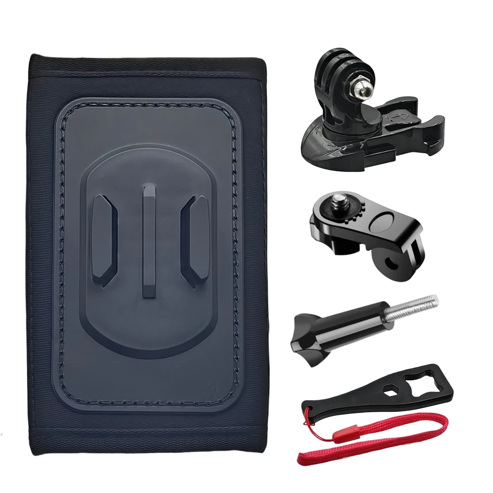 Backpack 360 Degree Rotary Clip for Insta360 X4 Chest Shoulder Clamp Mount for One X2 X3 Dji Action 3 GoPro 13 12 11 10
