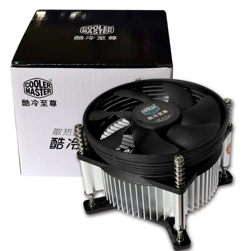 クーラーマスター A93 CPU クーラーラジエーター 95 ミリメートル静音ファン空気クーラーインテル LGA775 LGA 1200 ソケット専用ラジエーター