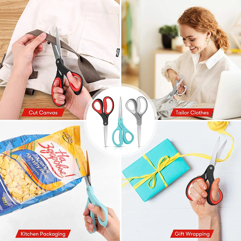 May Khóa Kéo May Kéo Cắt Đa Năng Inox Kéo Bộ Kim Chỉ Đường May Nổi Đan May Dụng Cụ