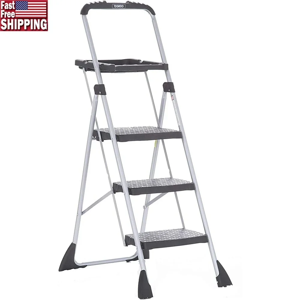Max Steel Work Platform Foldable One-Hand Lock Project Trays Stable Slip-Resistant Design Safe Use ANSI Rated 225 lbs 10 Year