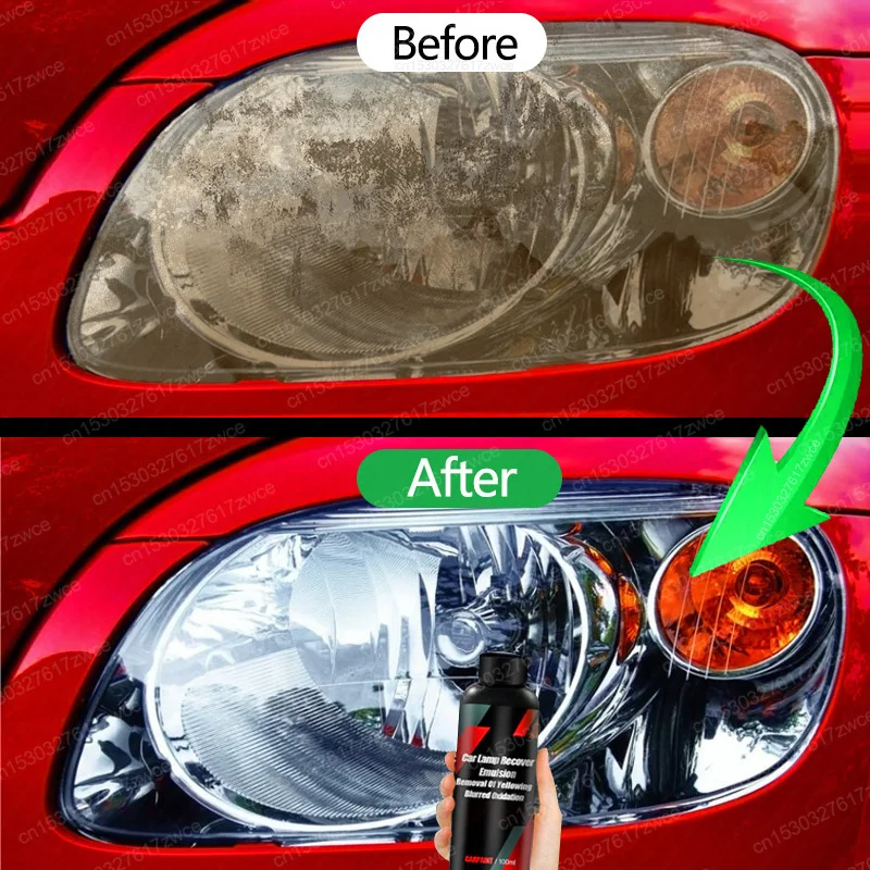 Kit di lucidatura per restauro fari per auto Kit di riparazione fari Lucidatore per luci per auto Pasta per pulizia Cura della vernice per auto Agente di ristrutturazione