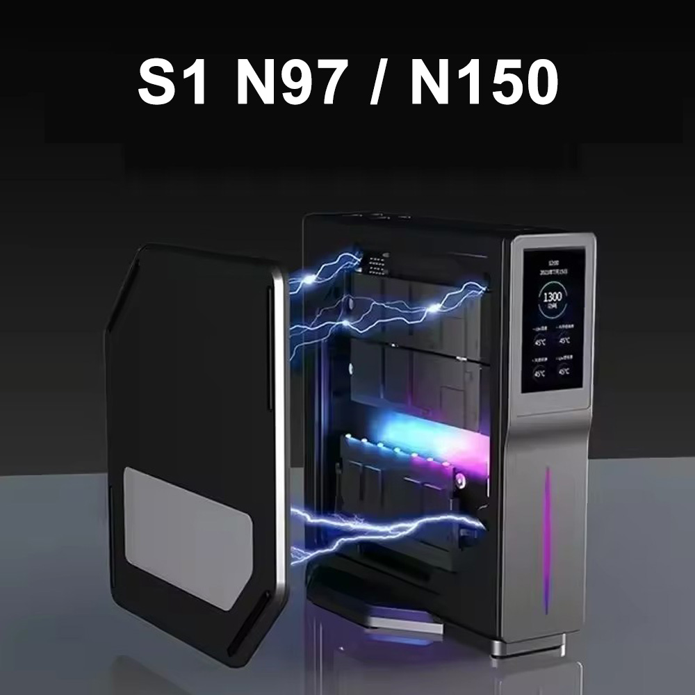 SZBOX S1 N97 N150 Mini PC PK N100 DDR4 3200MHz NVME SSD 3.6GHz 512G SSD Windows11 RGB WiFi 6 BT5.2 Dual LAN Diy Gaming Computer