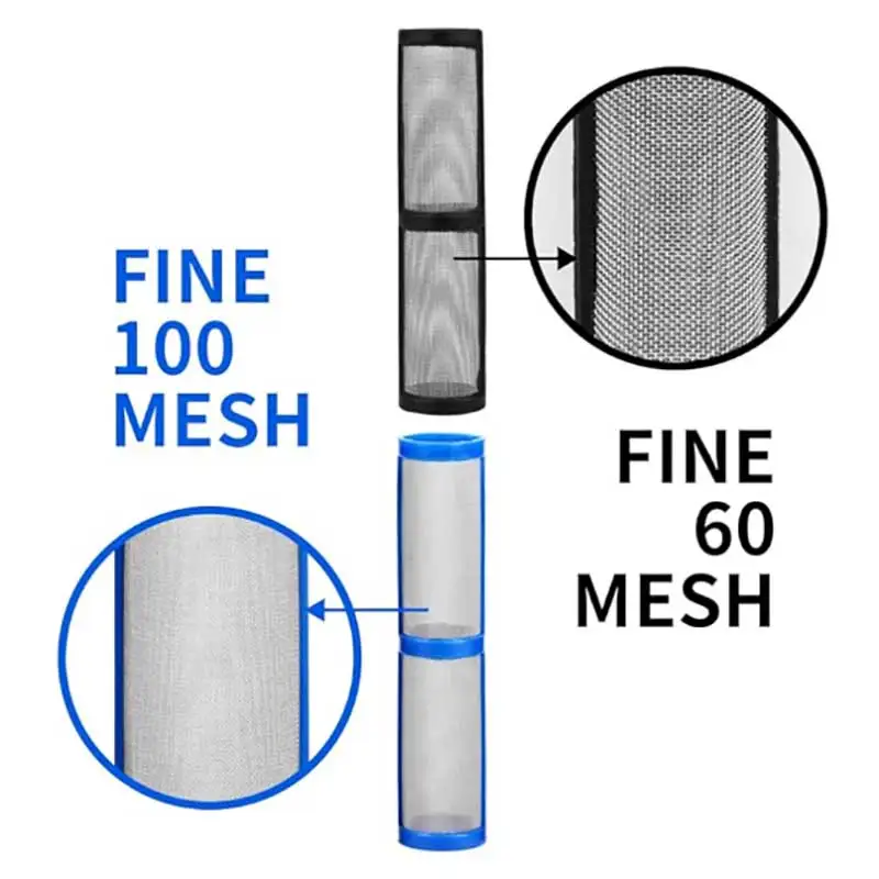 Airless Paint Sprayer Filter 246384 for 390 395 490 495 595 Manifold Filter Strainer 60 mesh and 100 mesh for Airless Sprayer