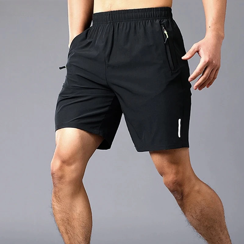 Pantalones cortos deportivos para correr de secado rápido 3XL para hombre, pantalones cortos deportivos de verano transpirables finos para playa, pantalones cortos ligeros para correr