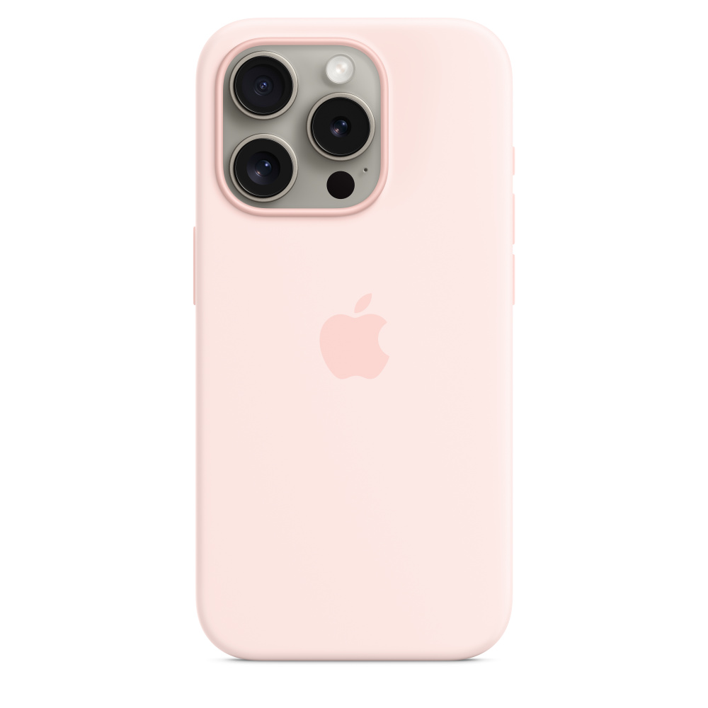Apple-funda magnética de silicona líquida Magsafe para iPhone 15 Pro Max Plus, carcasa protectora de carga inalámbrica, Original