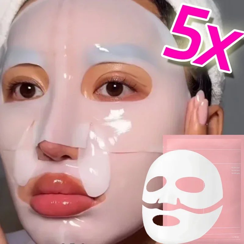 Bio colágeno máscara iluminadora hidratação profunda encolher poros durante a noite máscara hidratante suave refrescante feminino cuidados com a pele facial