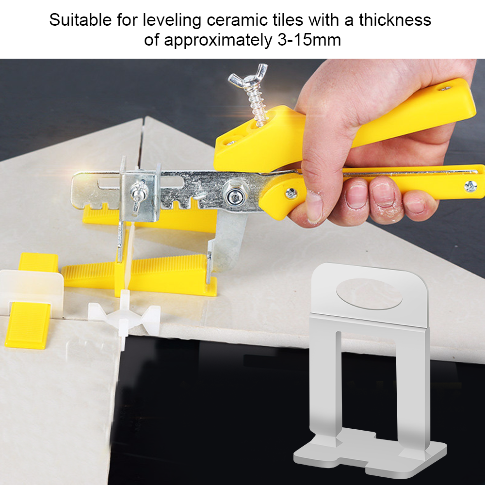 Sistema de nivelamento de telha clipes espaçadores de telha 1.5/2.0mm piso de parede nivelador de cerâmica espaçadores alicate wadge kit para construção de colocação de telha