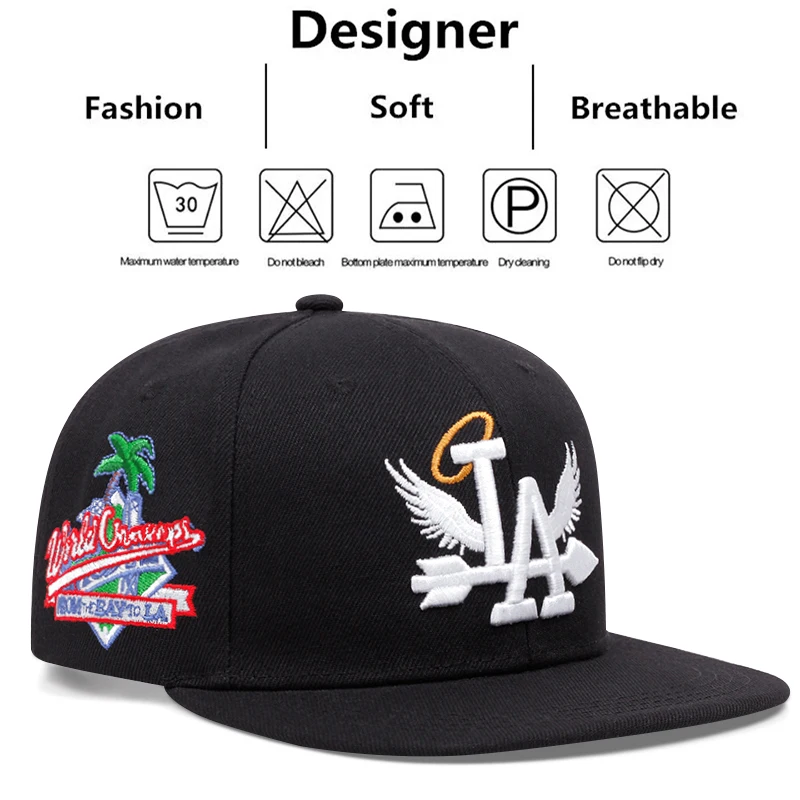 2024 ใหม่แฟชั่นพจนานุกรมปีกเบสบอลหมวกสําหรับชายตาข่ายตกปลา Snapback หมวก Trucker หมวกสําหรับหมวกผู้หญิงปรับ