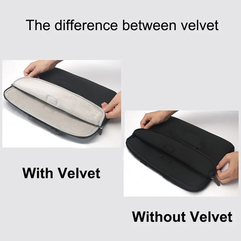 Bolsa para laptop 13 14 15.6 polegadas capa de computador para macbook air 13.3 capa xiaomi lenovo dell asus huawei hp bolsa protetora