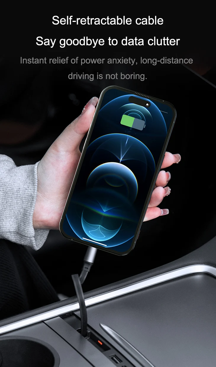 For Tesla Model 3/Y 2021-2023 Fast Charger Shunt Hub Intelligent Docking Station Central Control Splitter Extension Accessories