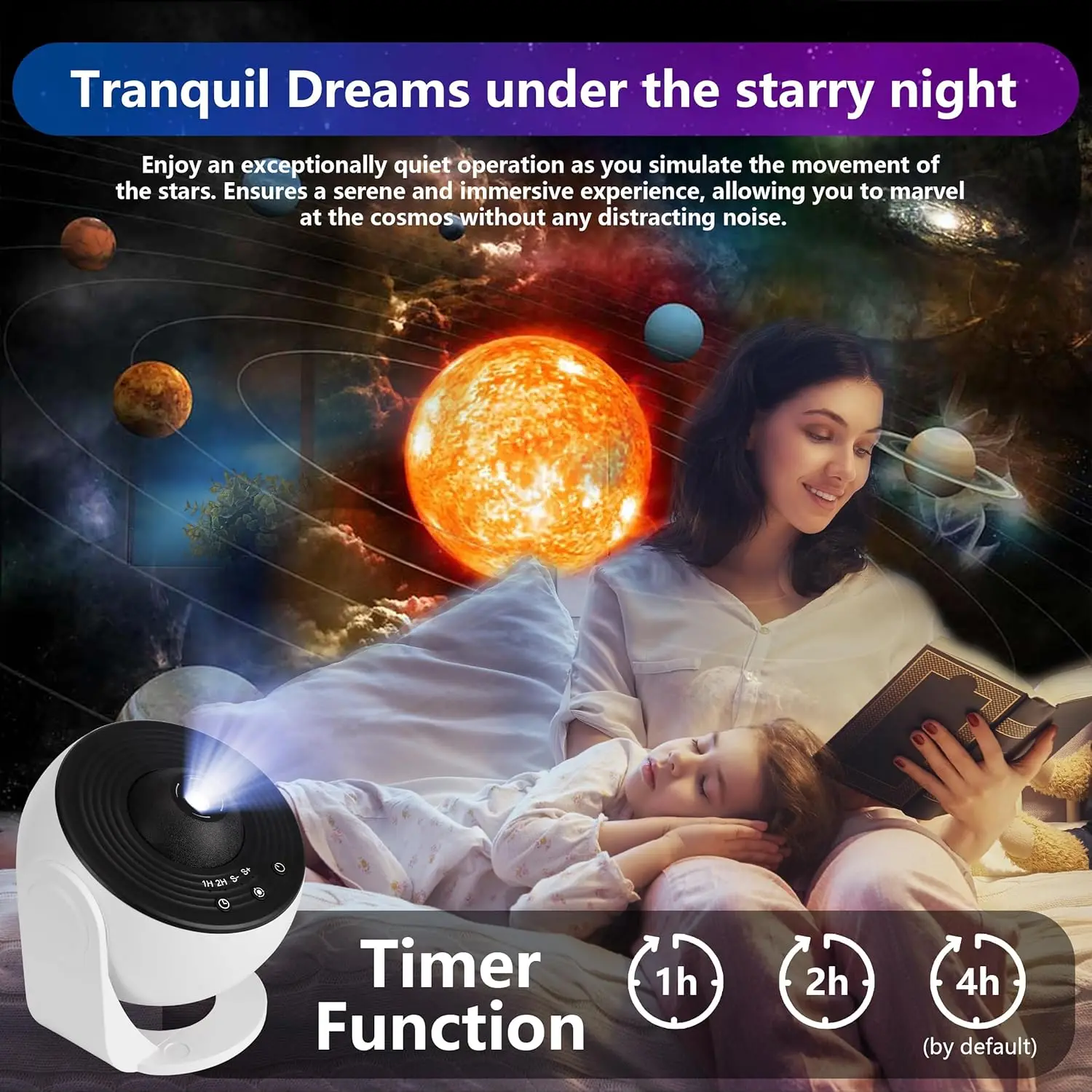 Schlafzimmer Galaxy Projektor Nachtlicht HD Bild Stern Projektor 13 Film Discs Kinder Planetarium Projektor 360 °   Rotation Galaxy Light