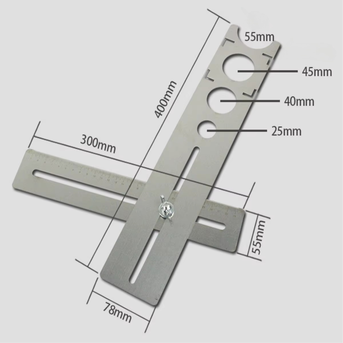 Localizzatore di perforazione per piastrelle in ceramica, strumento di perforazione per punte da trapano per pareti e pavimenti in marmo, strumento di misurazione dell'acqua ed dell'elettricità