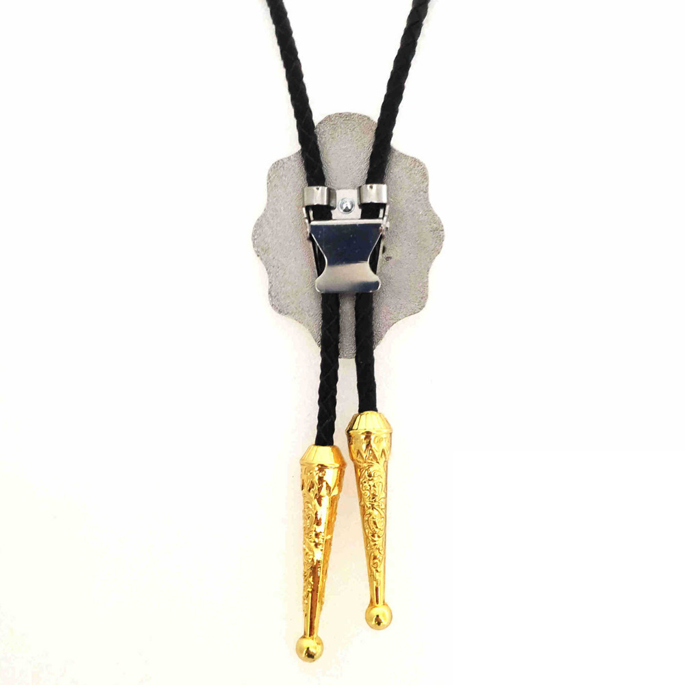 Gravata masculina com 26 letras, cowboy ocidental, bolo, cor dourada e prateada, galvanizada, corbatas para hombre, dropshipping