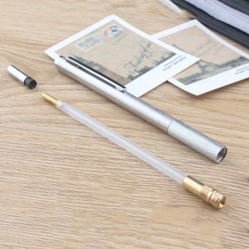 0.3 0.5 0.7 0.9 1.3 2.0Mm Cơ Bộ Bút Chì Full Kim Loại Nghệ Thuật Vẽ Tranh Tự Động Bút Chì Với Dẫn Văn Phòng trường Cung Cấp