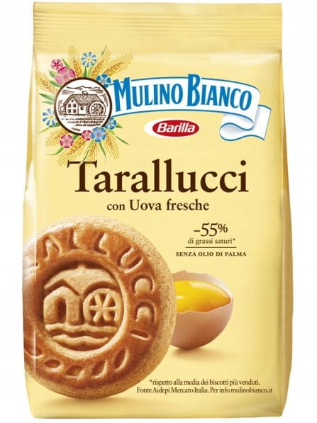Tarallucci mit Uova Fresche 350g Kekse-Mulino Weiß