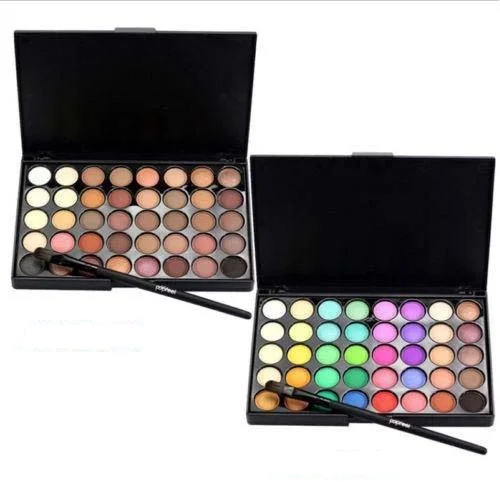 แผ่นอายแชโดว์สี Pearlescent Matte 40 สี แผ่นแต่งหน้าหลากสีเอิร์ธโทนสีสัน อายแชโดว์สีง่าย อายแชโดว์ pl