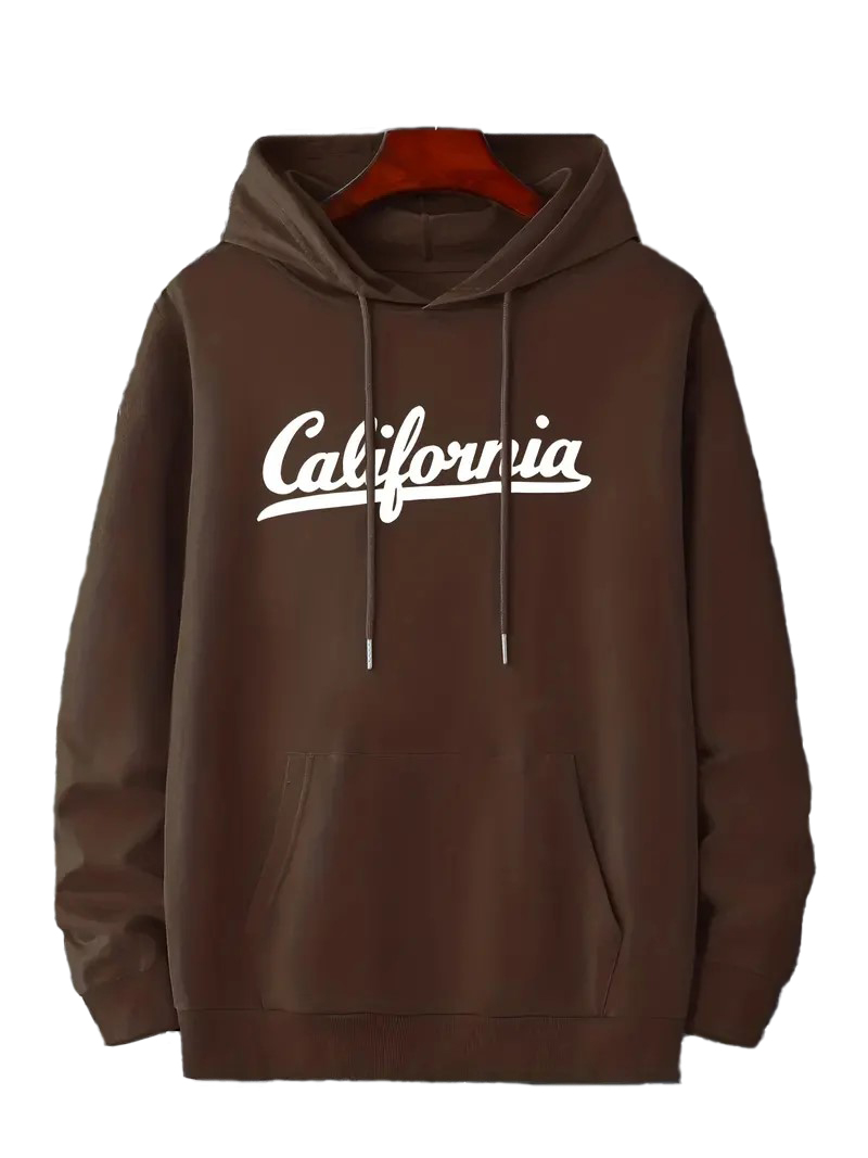 Sudadera con capucha y cordón para mujer, suéter cómodo con estampado de letras, moda urbana, Primavera e invierno, 2024