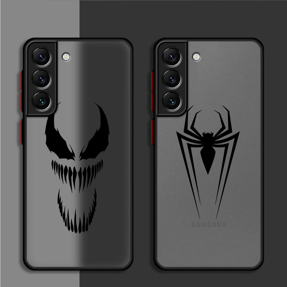 Funda a prueba de golpes para Samsung Galaxy S22 S9 S20 FE S23 Ultra Note 20 S23 FE S21 S24 Plus S10 Plus Marvel Spiderman Ironman