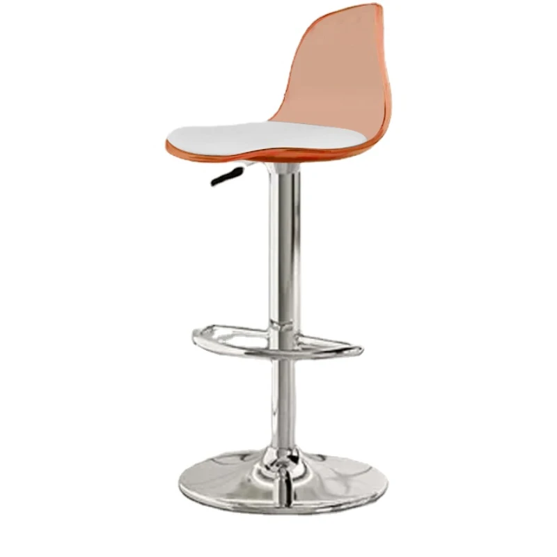 Transparente Höhe Bar stuhl Acryl Wohnzimmer drehbar Barhocker hoher Hocker verstellbare moderne Esszimmers tühle Büromöbel