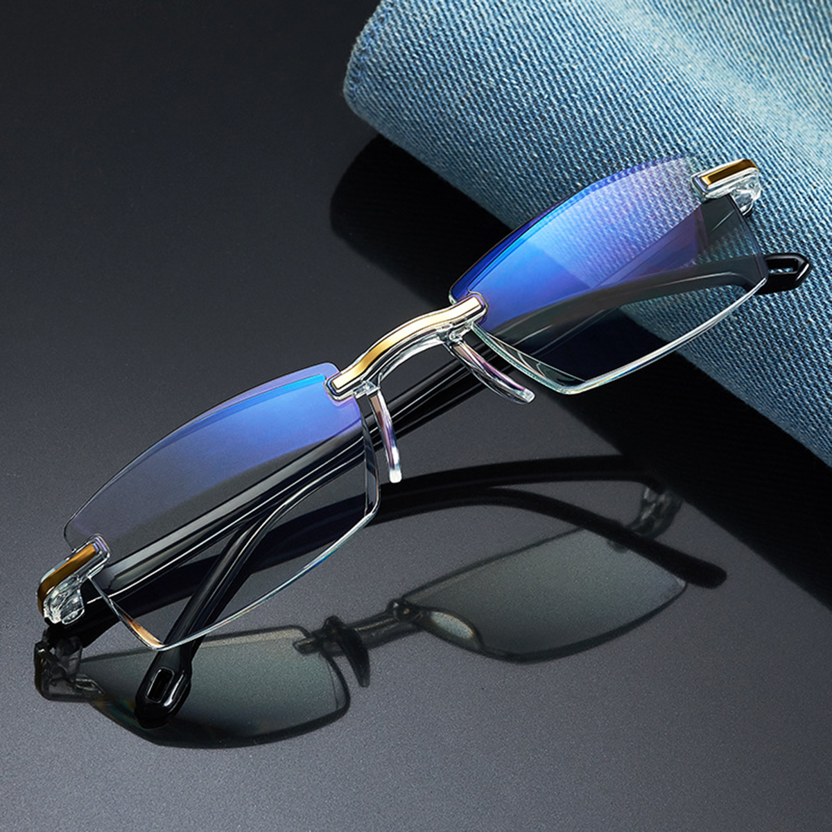 Spek Spec-Anti luz azul bloqueando óculos, óculos transparentes Frame, plástico, computador Gaming óculos, cermin Mat