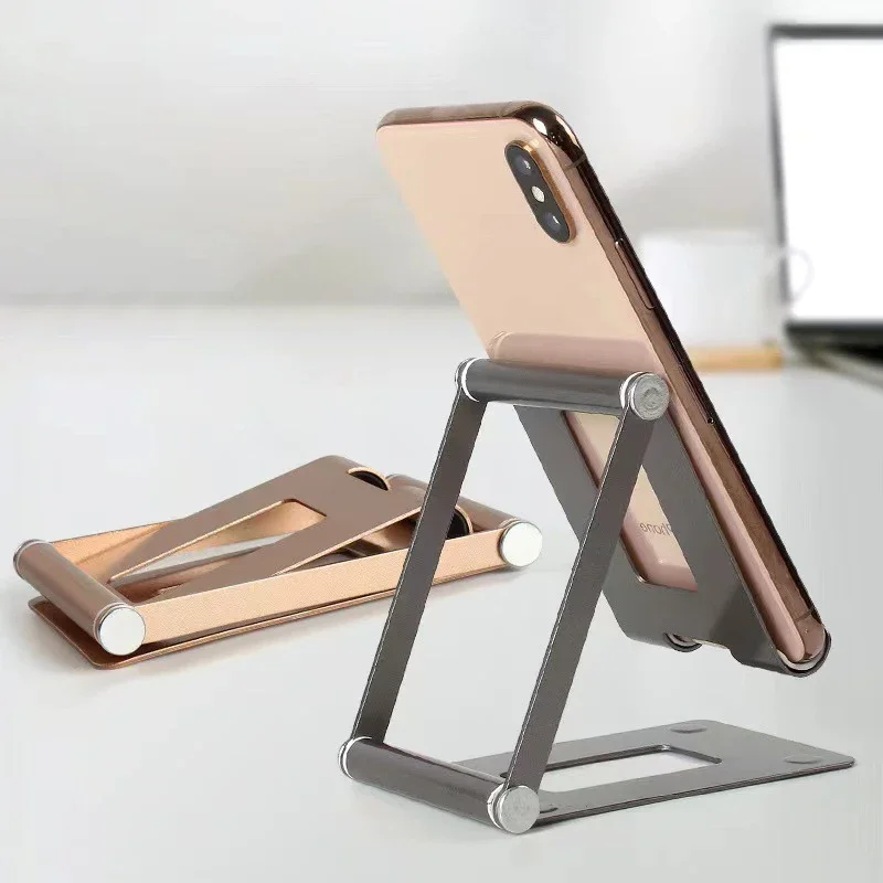 Supporto per telefono regolabile supporto per Tablet pieghevole da tavolo supporto per staffa da scrivania organizzatore supporto per Smartphone portatile forniture per ufficio