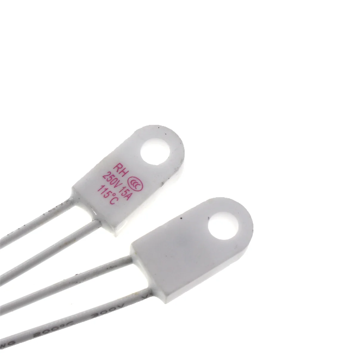 10pcs RH TF 250V 15A 95 115 125 130 135 150 180 230Degrees Celsius Temperature fuse Thermal links Over temperature protector