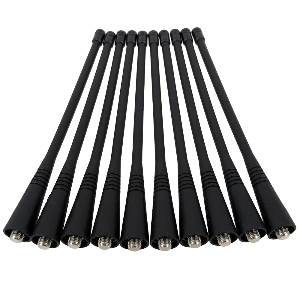 10 Chiếc UHF Mềm Ăng Ten Cho Motorola GP88S/GP88/GP338/GP328/GP3188/GP68/GP340/CP140/HT750/HT1550 Bộ Đàm 2 Chiều Đài Phát Thanh