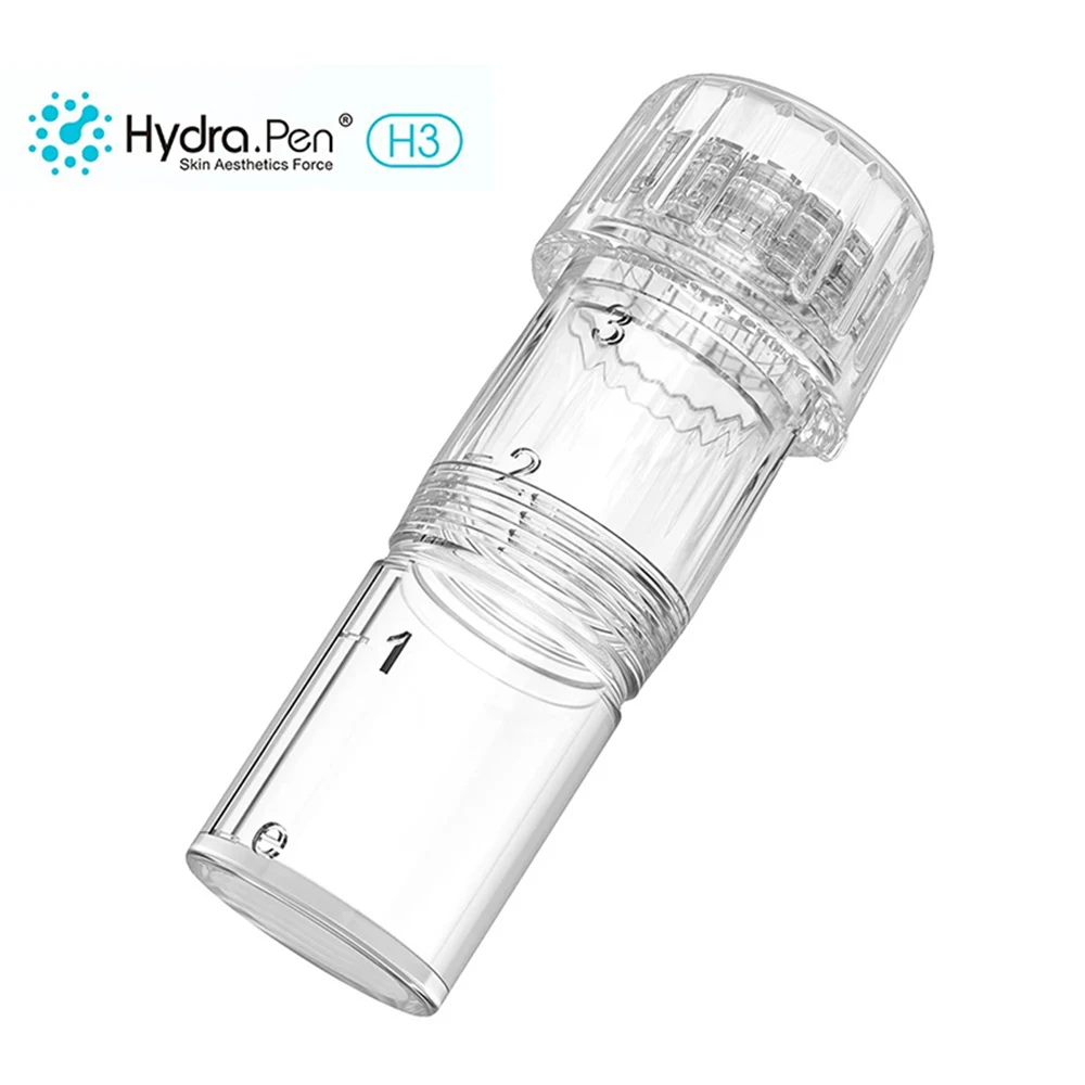 10 Pcs Hydra.Pen H3 Needles Cartridges H12 H24 H36 Nano HS Nano-HR Adjustable Liquid Output 3ml Serum Applicator Dermapen Derma