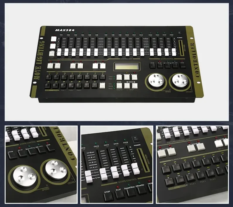 MK-CS13 Профессиональная программа DMX-контроллерная консоль 384 30 Chase сценическое оборудование и освещение DJ Event Wedding Program