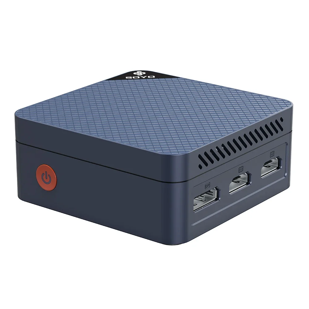 SOYO Mini PC M4 Mini Intel Twin Lake-N150 CPU 12GB DDR5 4800MHz M.2 2242 512GB SSD WiFi5.0 BT5.1 USB3.2 Type-C draagbare computer