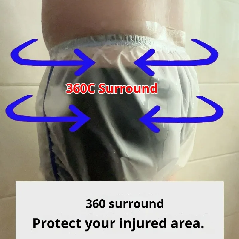 Roupa interior de plástico para crianças após a circuncisão, infantil Prepúcio Cirurgia Banho Capa, Adulto Hemorróidas Shorts Pós-Operatórios