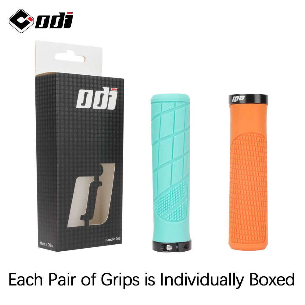 ODI ยางแฮนด์จับ MTB ล็อคออนจับกันกระแทกลื่นภูเขา/ถนนจักรยานมือจับปกพับสมดุลอุปกรณ์จักรยาน