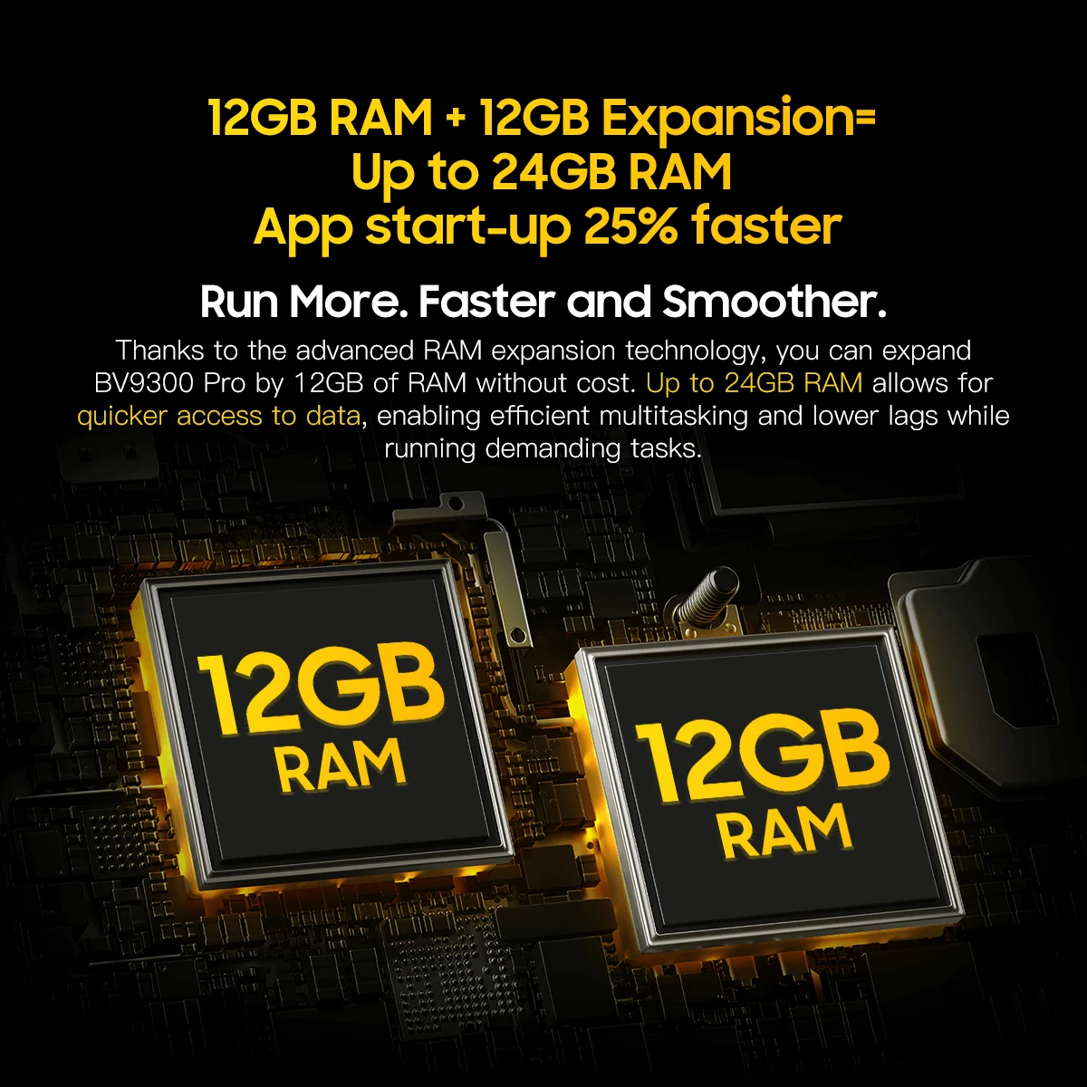 Blackview BV9300 PRO Telefone robusto com tela de 6,7 ''12 GB + 256 GB Helio G99 Android 13 64 MP Câmera Celular