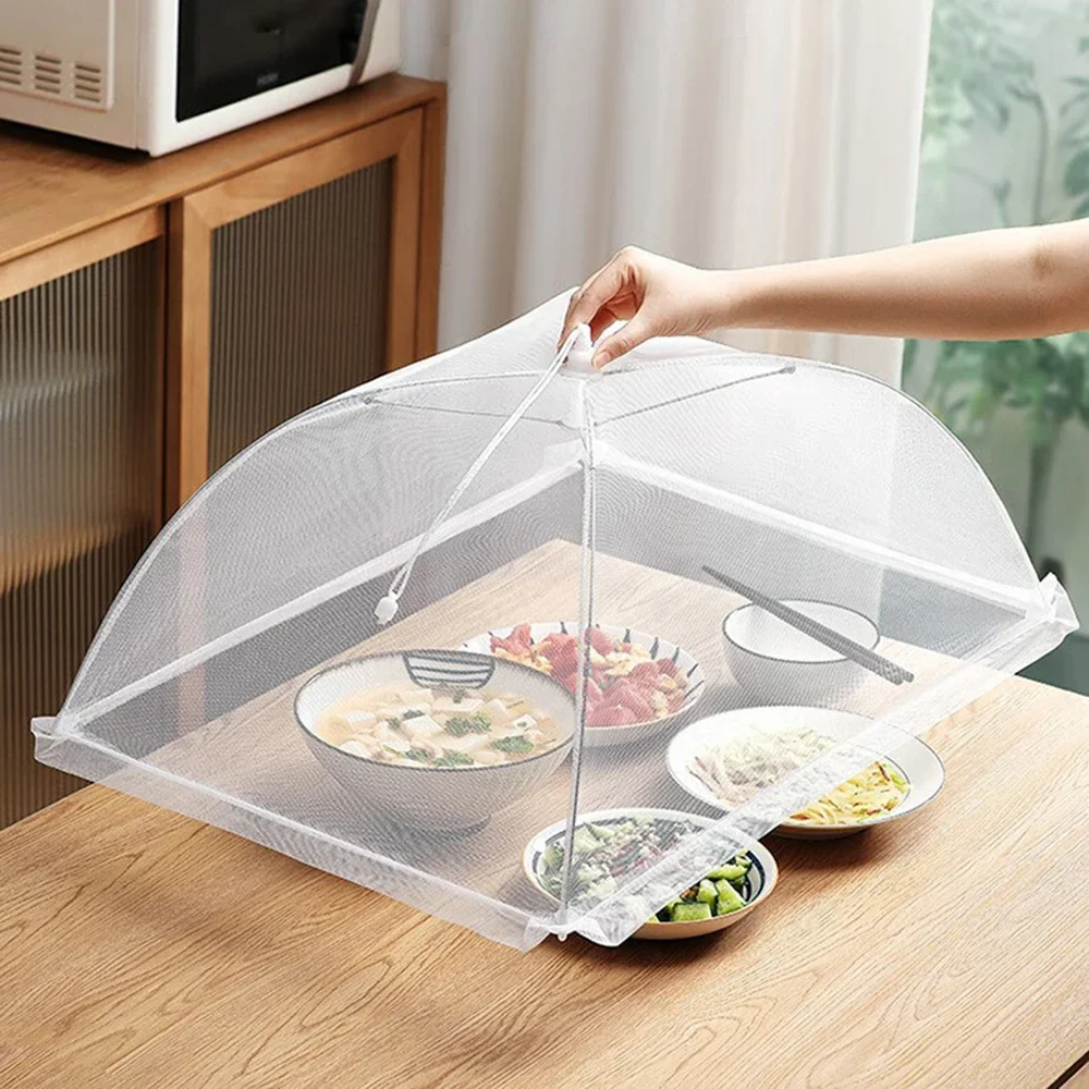 1PC 식탁 커버 야채 커버 홈 접이식 테이블 커버 새로운 먼지 및 파리 방지