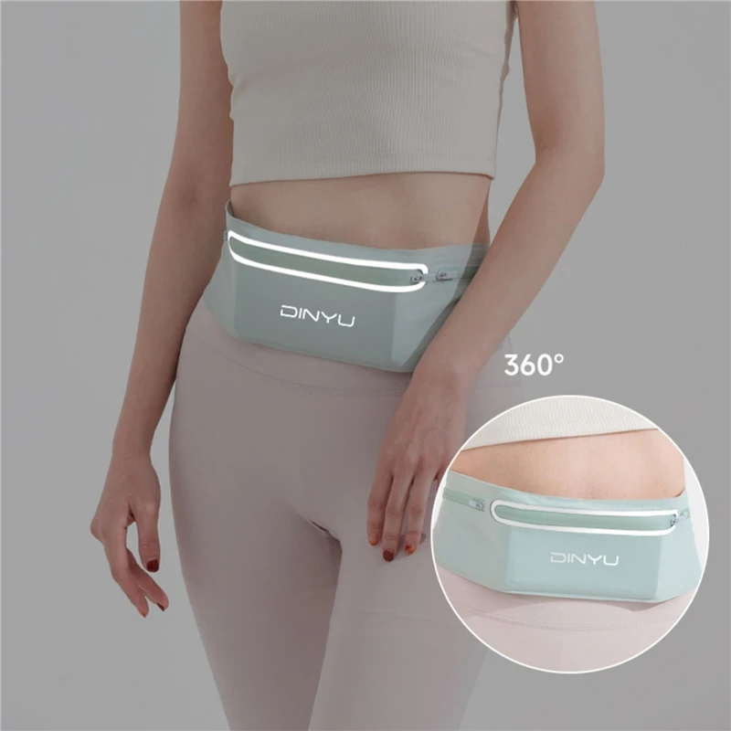 Funktionelle Hüfttasche, mehrere Farben, Sporttelefon, Damen, Outdoor, Laufen, dünn, Marathon, Fitnessgeräte, unsichtbares wasserdichtes Paket